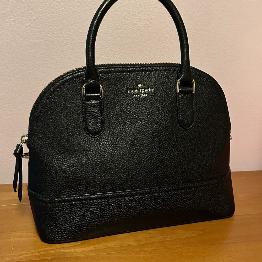 Kate Spade Black Satchel Dome Bag
